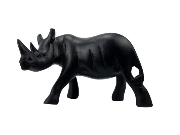 Ebenholzfigur Nashorn